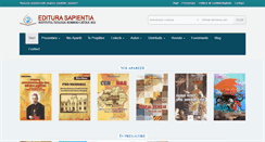 Desktop Screenshot of editurasapientia.ro