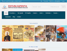 Tablet Screenshot of editurasapientia.ro